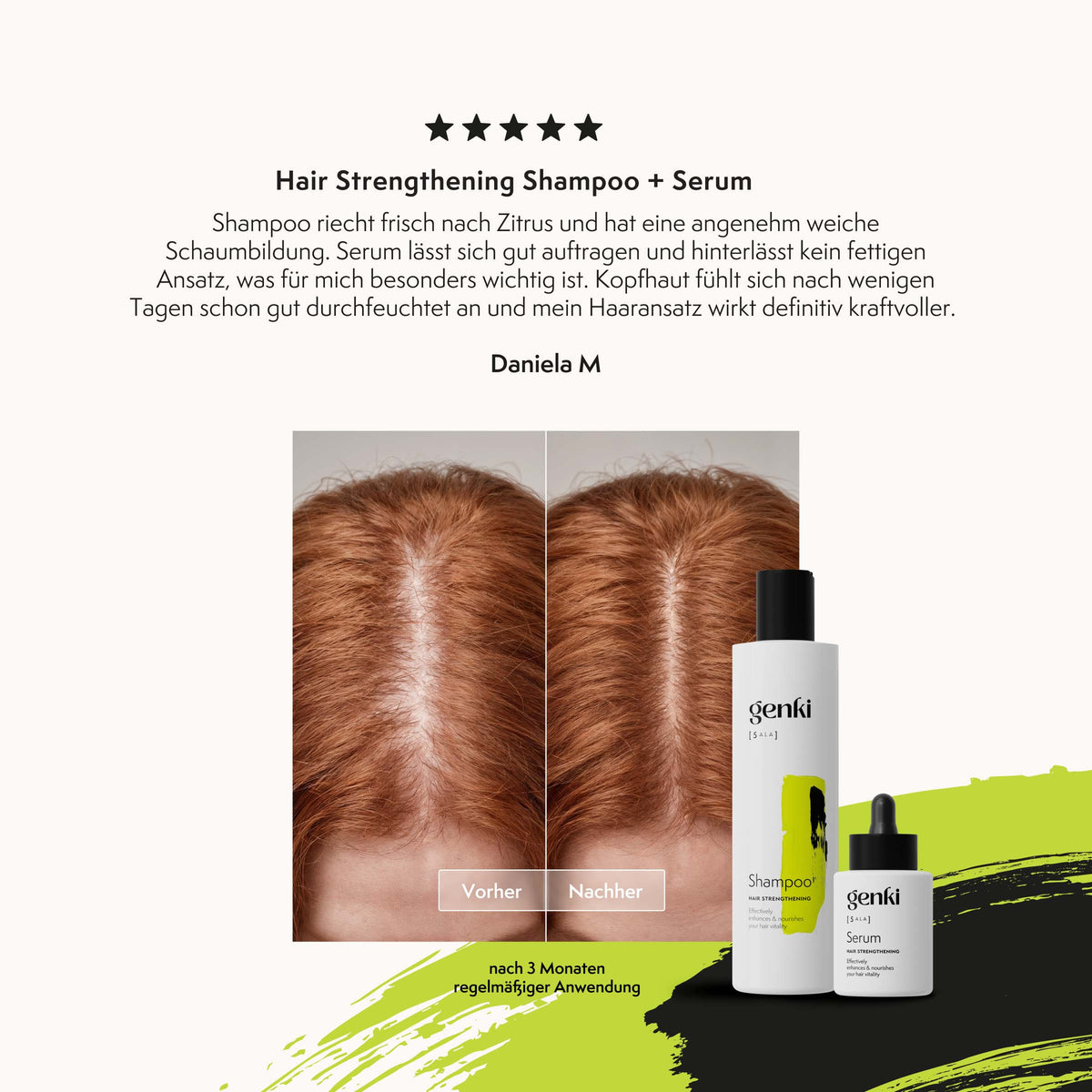 Hair Strengthening Shampoo und Serum