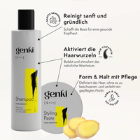 Hair Growth Shampoo und Styling Paste Set