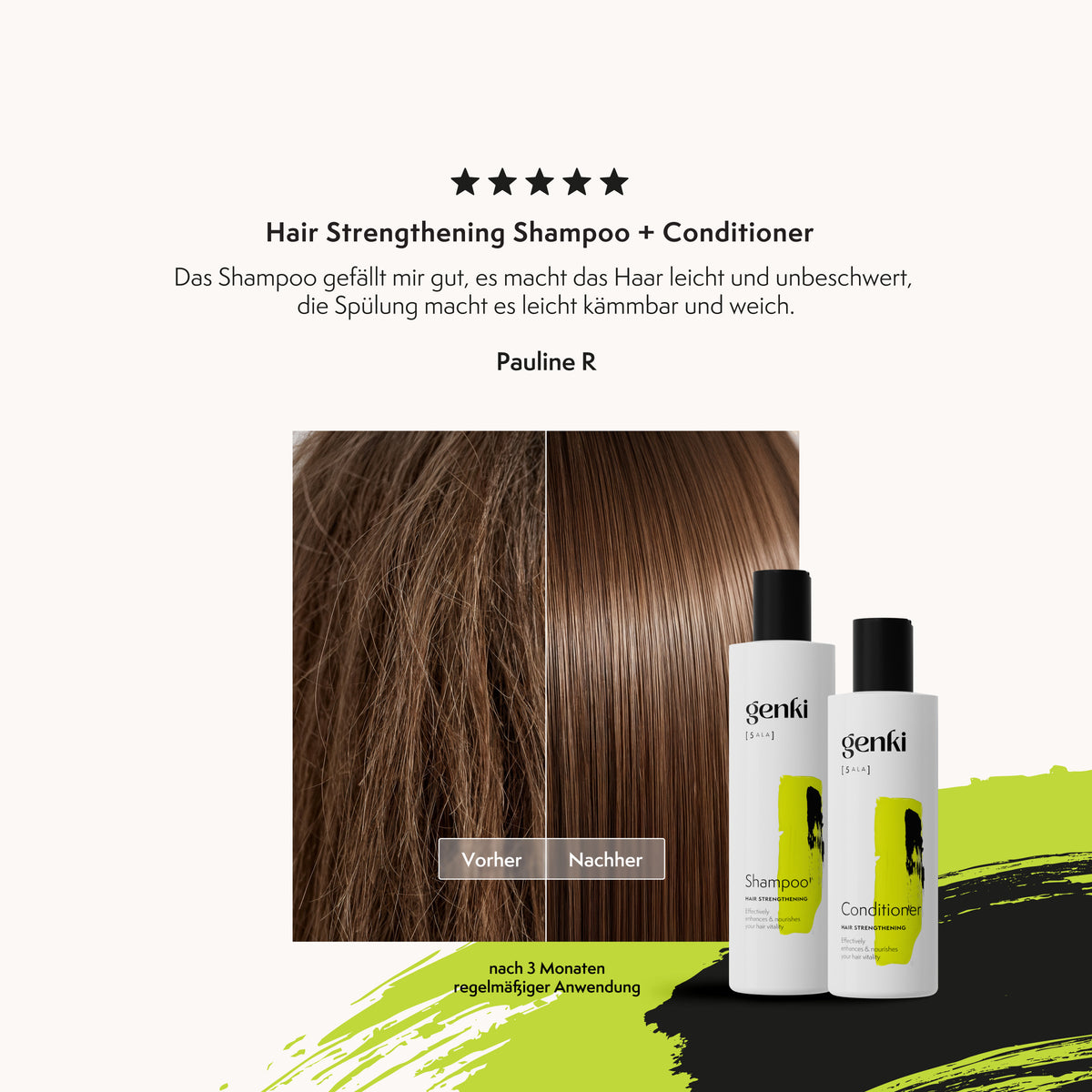 Hair Strengthening Shampoo und Conditioner